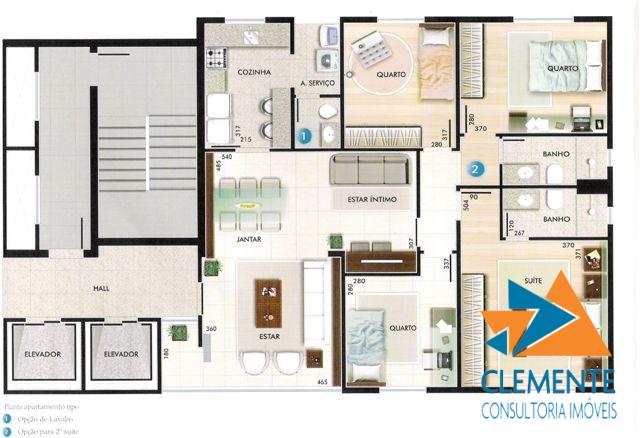 Apartamento à venda com 4 quartos, 116m² - Foto 6