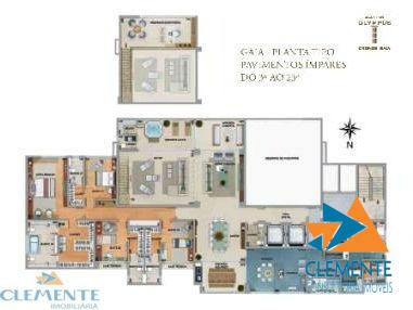 Apartamento à venda com 4 quartos, 397m² - Foto 2